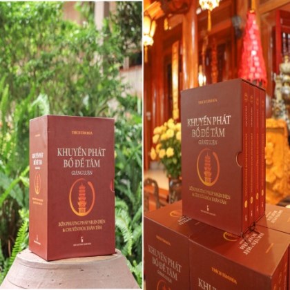 Bộ sách 'Khuyến Phát Bồ Đề Tâm Giảng Luận' – Bốn phương pháp nhận diện và chuyển hóa thân tâm